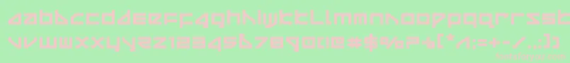 deltaraybold Font – Pink Fonts on Green Background