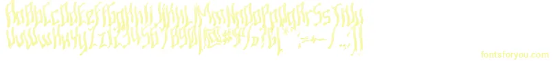 フォントArdourWaved – 黄色のフォント