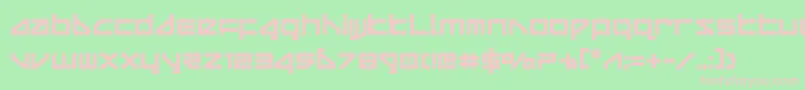 deltarayboldcompact Font – Pink Fonts on Green Background