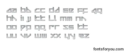 Deltaraychrome Font