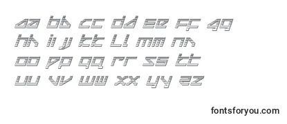 Deltaraychromeital Font