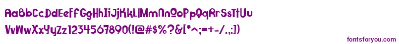 Superfruit Font – Purple Fonts on White Background