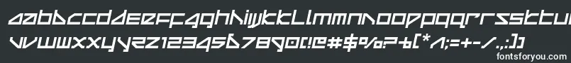 deltaraycompactsemital Font – White Fonts