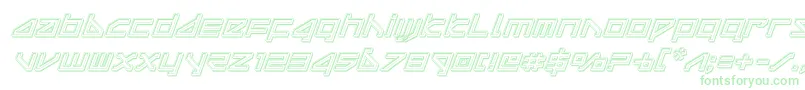 deltarayengraveital Font – Green Fonts