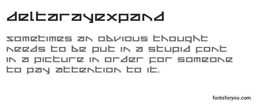 Deltarayexpand Font