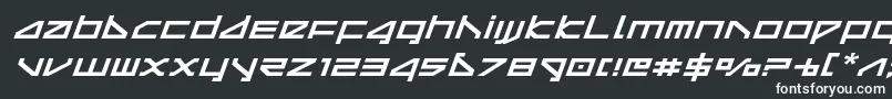 deltarayexpandital Font – White Fonts