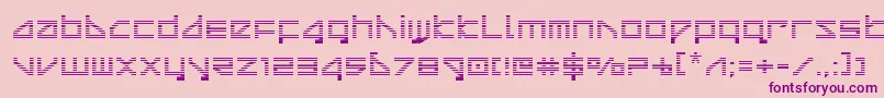 deltaraygrad Font – Purple Fonts on Pink Background