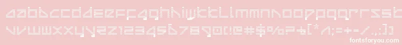 deltaraygrad Font – White Fonts on Pink Background