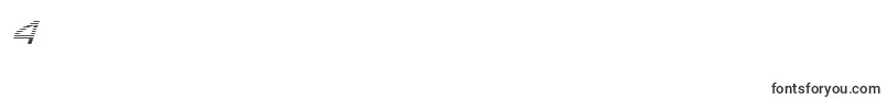 deltaraygradital Font – Fonts for Digit 4