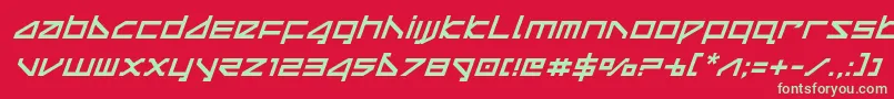 More about deltarayital Font deltarayital Font – Green Fonts on Red Background
