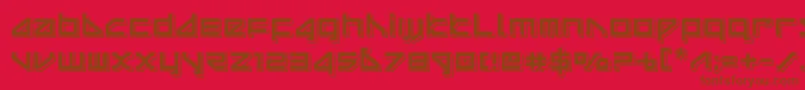 Подробнее о шрифте deltaraypunch Шрифт deltaraypunch – коричневые шрифты на красном фоне