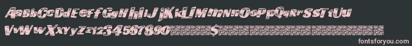 Goingfast Font – Pink Fonts on Black Background