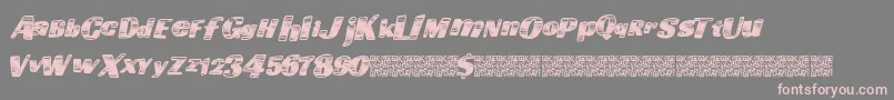 Шрифт Goingfast – розовые шрифты на сером фоне