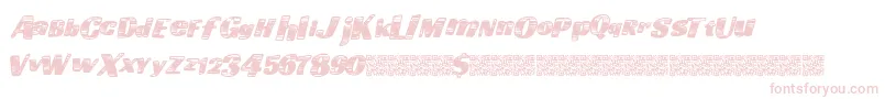 Goingfast-fontti – vaaleanpunaiset fontit valkoisella taustalla