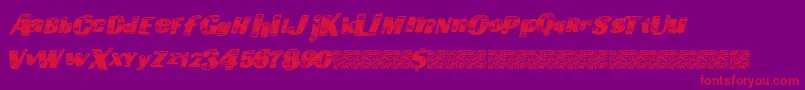 Шрифт Goingfast – красные шрифты на фиолетовом фоне
