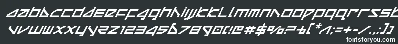 deltaraysuperital-fontti – valkoiset fontit