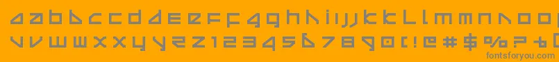 Шрифт deltaraytitle – серые шрифты на оранжевом фоне