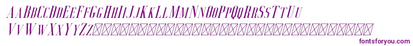 Deluce Italic-fontti – violetit fontit