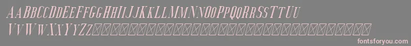 More about Deluce Italic Font Deluce Italic Font – Pink Fonts on Gray Background