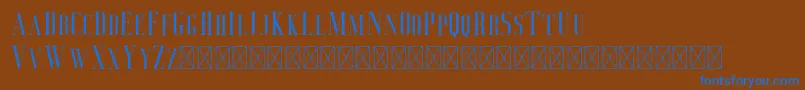 Подробнее о шрифте Deluce Шрифт Deluce – синие шрифты на коричневом фоне