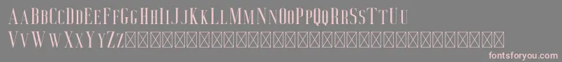 Deluce Font – Pink Fonts on Gray Background