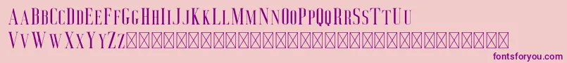 Deluce Font – Purple Fonts on Pink Background