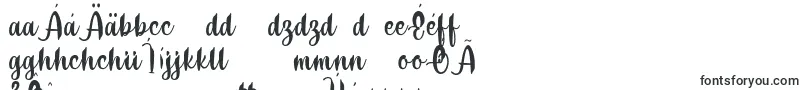 Delumba Regular Font by 7NTypes-Schriftart – slowakische Schriften