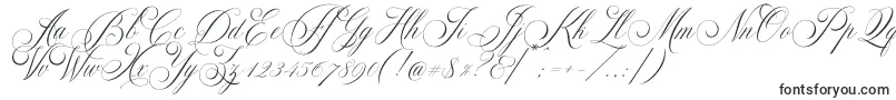 Demo Glaston-Schriftart – Haarfeine Schriften