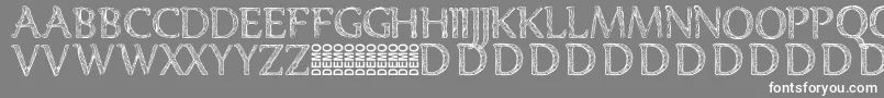 Denka Demo Font – White Fonts on Gray Background