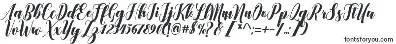 Denmahis-fontti – Kalligrafiafontit