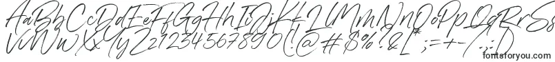 Denmark-fontti – Käsinkirjoitetut fontit