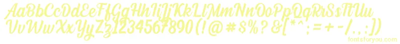 Dephiana DEMO Font – Yellow Fonts