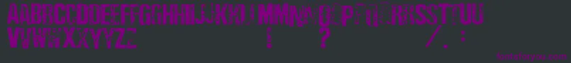depress3      Font – Purple Fonts on Black Background