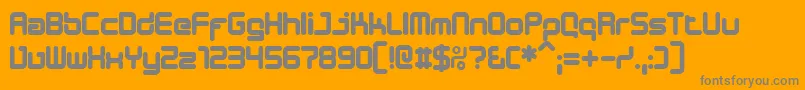 DESIB    Font – Gray Fonts on Orange Background