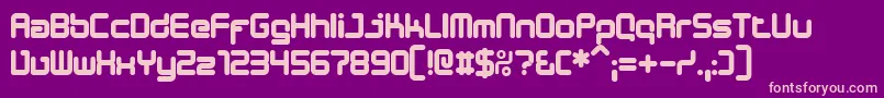 DESIB    Font – Pink Fonts on Purple Background