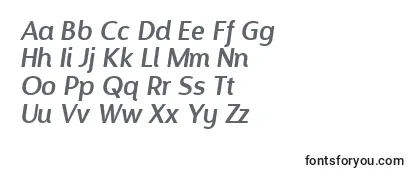 Schriftart Designosaur Italic