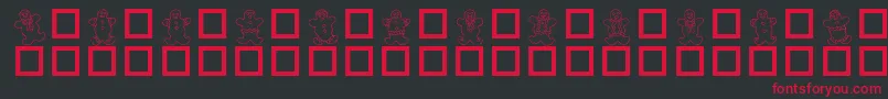 DESTGD   Font – Red Fonts on Black Background