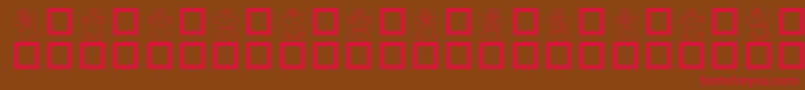 DESTGD   Font – Red Fonts on Brown Background