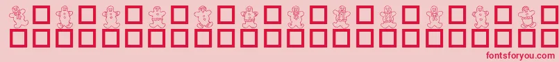 DESTGD   Font – Red Fonts on Pink Background