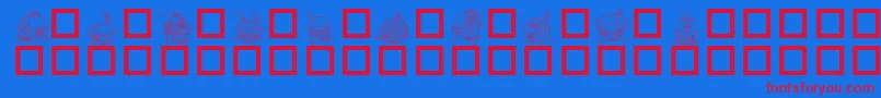 More about DESTLH Font DESTLH Font – Red Fonts on Blue Background