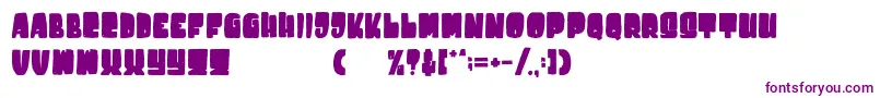 Destone Font – Purple Fonts on White Background