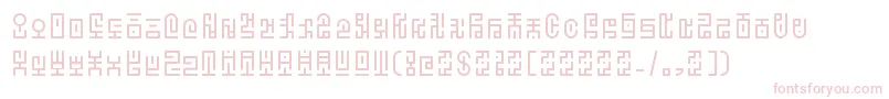 Deus Antics Font – Pink Fonts on White Background