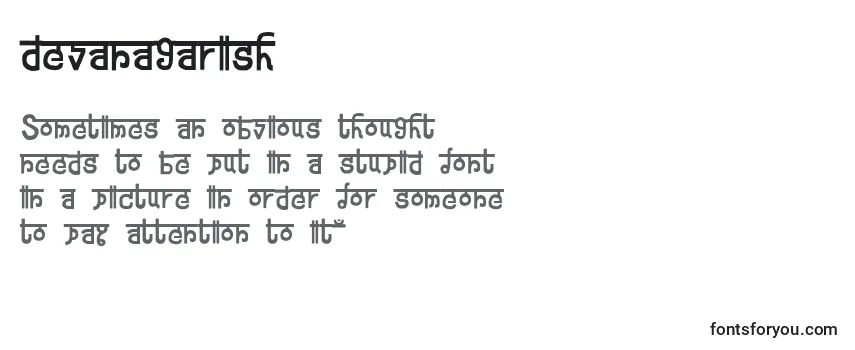 Schriftart Devanagarish (124986)