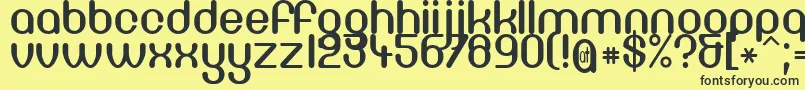 DF66C    Font – Black Fonts on Yellow Background