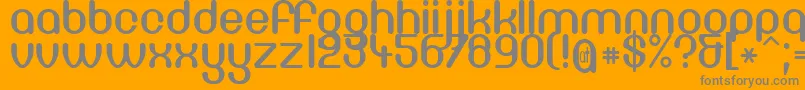 DF66C    Font – Gray Fonts on Orange Background