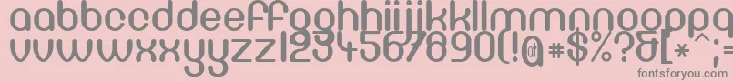 DF66C    Font – Gray Fonts on Pink Background