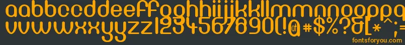 DF66C    Font – Orange Fonts on Black Background