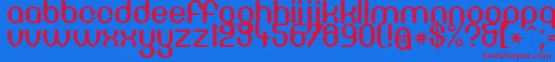 DF66C    Font – Red Fonts on Blue Background