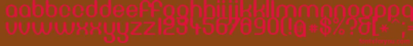 DF66C    Font – Red Fonts on Brown Background