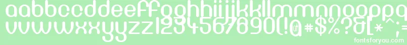 DF66C    Font – White Fonts on Green Background